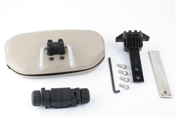BMW K 1600 GTL EXCLUSIVE 2013-16 EM-5 ADJUSTABLE FRONT RIDER BACKREST, MEDIUM LIGHT STONE, TOPSTITCH.