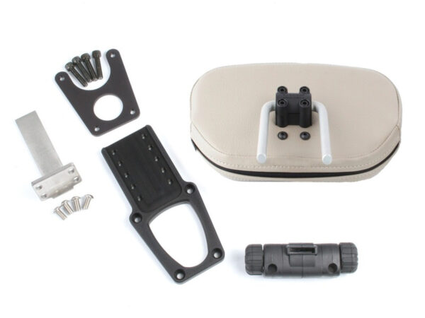 BMW K 1600 GTL 2013-16 EXCLUSIVE EM-5 ADJUSTABLE REAR PASSENGER BACKREST, MEDIUM LIGHT STONE.
