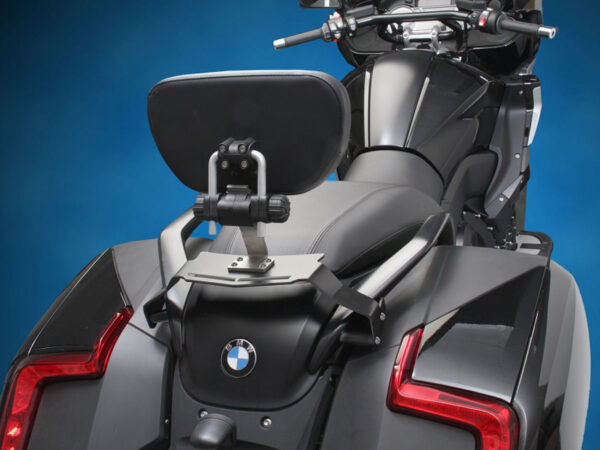 BMW K1600 BAGGER 2018+ EM-5 ADJUSTABLE REAR PASSENGER BACKREST, BADLANDS BLACK. - Image 2