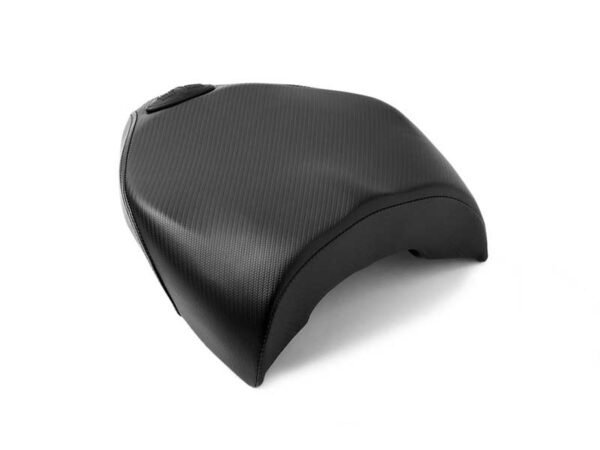 BMW K1200S 05-08 / K1300S 09-16, MODULAR REAR SEAT, CFX / TOPSTITCH, ALL-BLACK.
